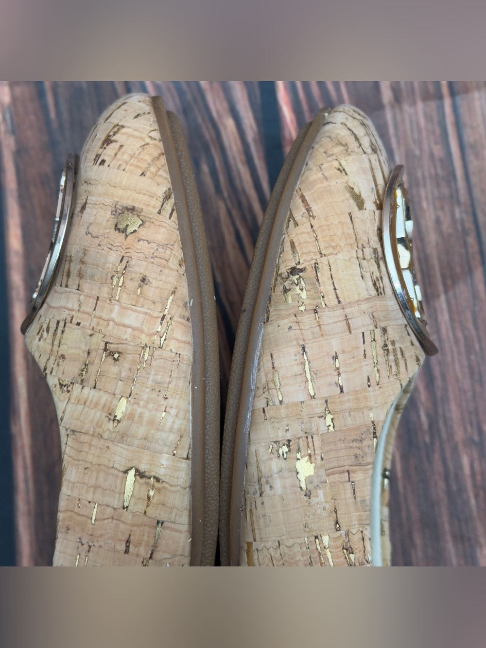 Kelly & Katie Hiliah Cork Medallion Ballet Flat Size 11 - Picture 7 of 16